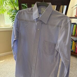 Blue, White & Red Checkered Dress Shir